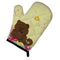 Carolines Treasures Easter Eggs Chow Chow Chocolate Oven Mitt BB6141OVMT